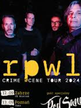 Concert poster: photo of RPWL band and information about the event.