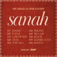 Concert poster with information about concert tour.