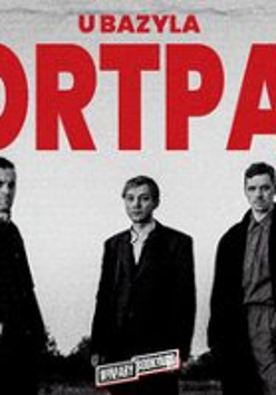Concert poster - photo of the band and information about the event.