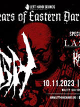Concert poster with bands' names and information about the event.
