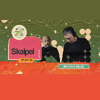 Concert poster with photo of two performers