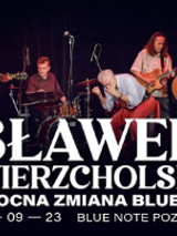 Concert poster with information about the event and photo of the band.