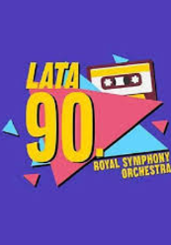 Colourful concert poster: title of the concert and picture of a cassette.
