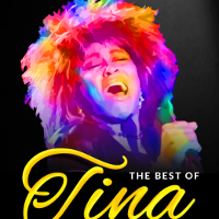 Colourful picture of Tina Turner's face.