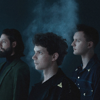 Concert poster - photo of the band.