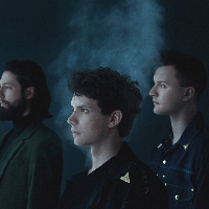 Concert poster - photo of the band.