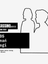 Black and white concert poster with information about the event.