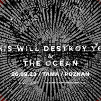 Black, grey and white concert poster with information about the event.