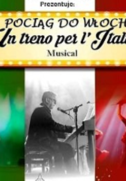 Concert poster in red, white and green colours with photos of performers.