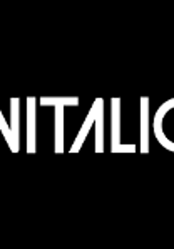 White inscription "Vitalic" on black background