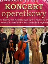 Concert poster: pictures of the artists and information about the event