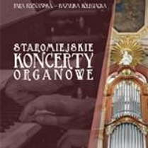 Poster of the event - white inscriptions on brown background and a photo of pipe organ on the right