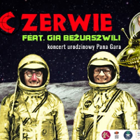 Graphics promoting the concert