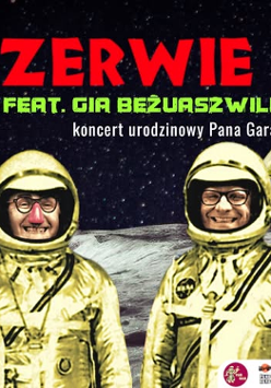 Graphics promoting the concert