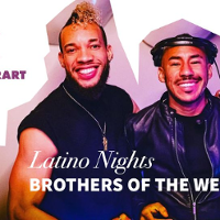 Photo of two smiling men - Brothers of the Weekend band.