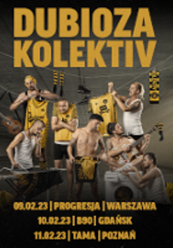 Photo of the band and information about the event.