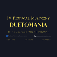 Festival poster: information about the event on black background.