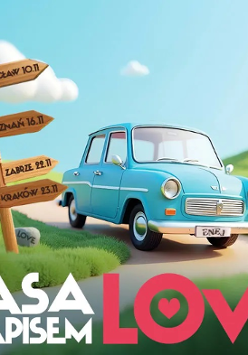 Graphics promoting the concert