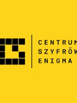 Black and yellow logo of Enigma Cipher Centre.