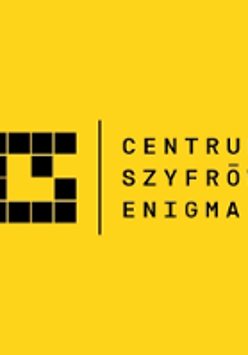 Black and yellow logo of Enigma Cipher Centre.