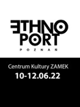 Black and white festival poster