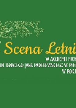 Event poster - yellow and white captions on green background.