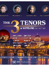 Faces of 3 men and one woman. At the bottom, the river and the yellow-lit city.