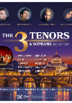 Faces of 3 men and one woman. At the bottom, the river and the yellow-lit city.