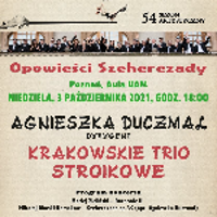 Event poster with information about the concert