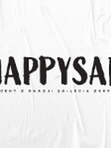 Black inscription on white background (the name of the band)