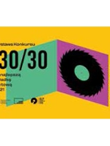 Exhibition poster - open CD cover and information about the event