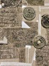 The photo shows one of works presented at the exhibition