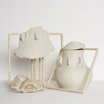 Photo of three objects in bright colours