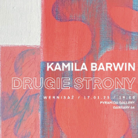 Exhibition poster - abstract picture and information about the event.