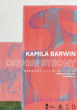 Exhibition poster - abstract picture and information about the event.