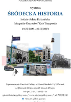 Exhibition poster with information about the event.