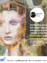 Exhibition poster - one of the exhibition works and information about the event.