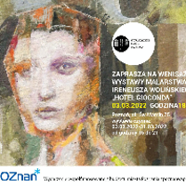 Exhibition poster - one of the exhibition works and information about the event.