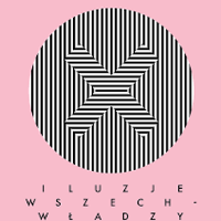 Exhibition poster: in a circle black and white vertical lines, in the middle of the circle the letter X filled with horizontal lines. Pink background and the exhibition title.