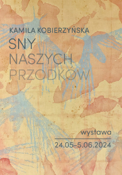 Exhibition poster: information about the exhibition on pastel stains