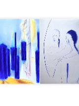 Part of the exhibition poster - one of the works from exhibition