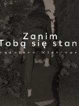 Black and white exhibition poster