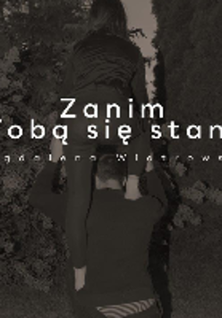 Black and white exhibition poster