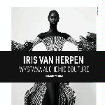 An Afro-American woman wearing a white and black dress. In the middle - black stripe with white lettering