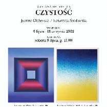 Exhibition poster with two exhibition works and information about the event