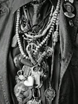 One of the exhibition works