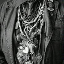 One of the exhibition works