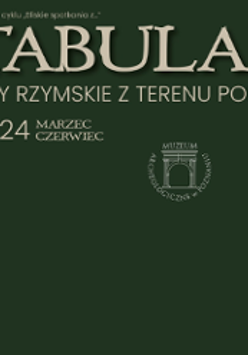 Exhibition poster - information about the event on dark green background.