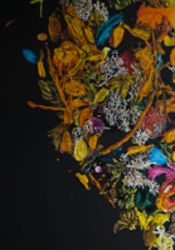 One of the exhibition works.