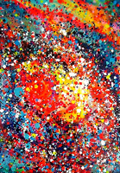 One of the exhibition works.